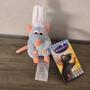 Disney Parks Ratatouille Chef Remy Magnetic Shoulder Plush Toy New